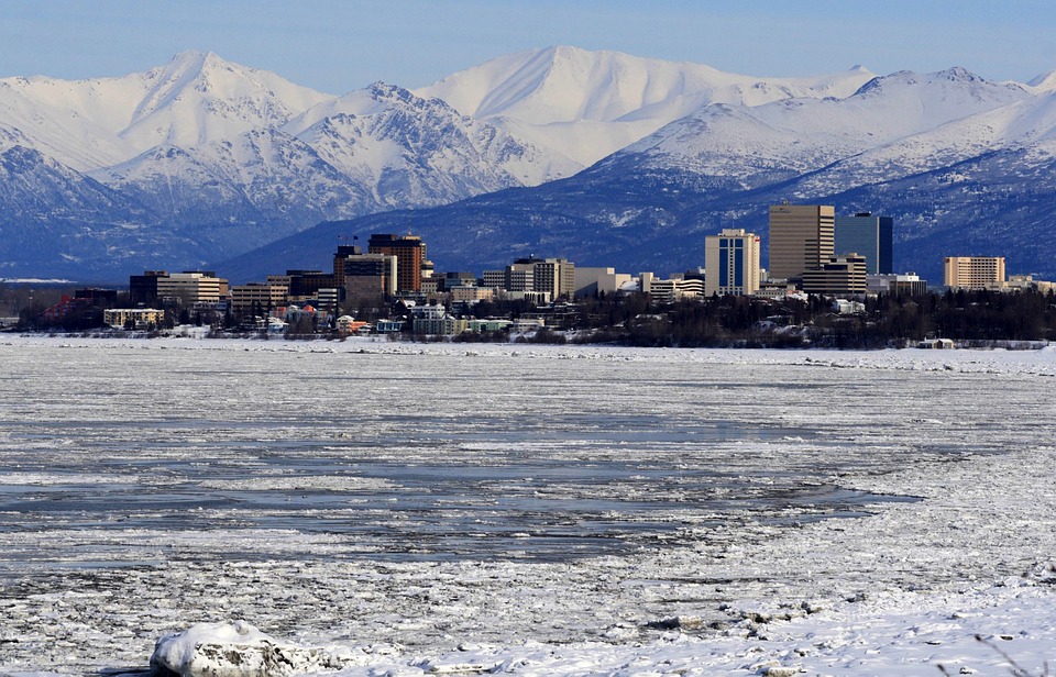 Anchorage is cold but not as cold as the rest of Alaska.